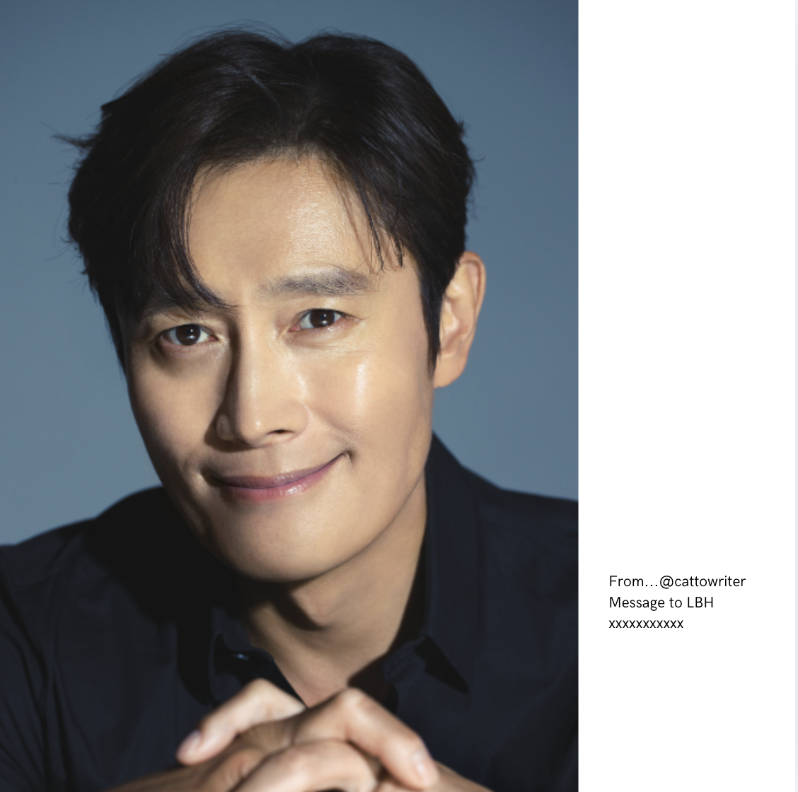 Example: Photo + Message page